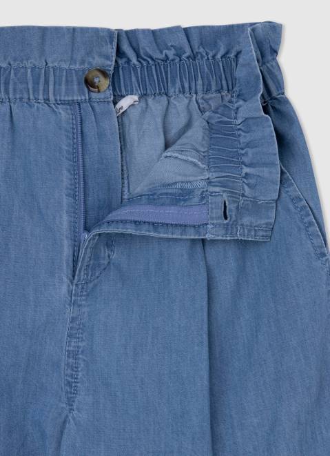 Pepe Jeans Jimena Paper Bag Shorts Girl Bay Z22X1485