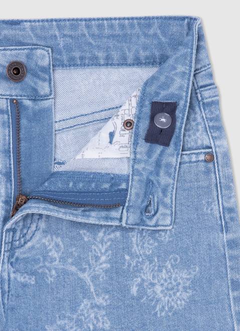 Pepe Jeans Patty Floral Print Denim Shorts Girl Denim Z22X1490