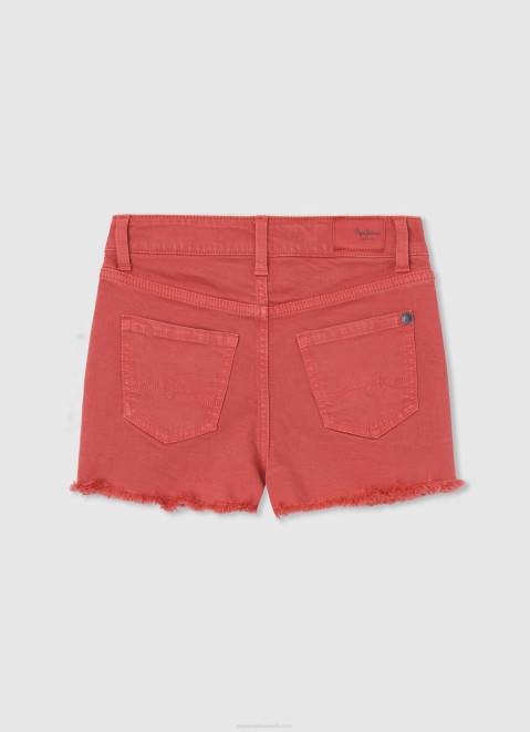 Pepe Jeans Patty Regular Fit Shorts Girl Studio Red Z22X1494