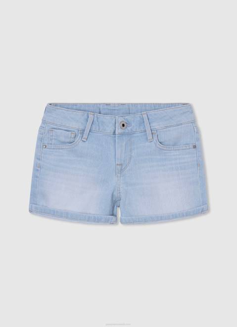 Pepe Jeans Regular Fit Denim Shorts Girl Denim Z22X1503