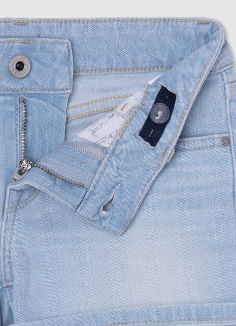 Pepe Jeans Regular Fit Denim Shorts Girl Denim Z22X1503