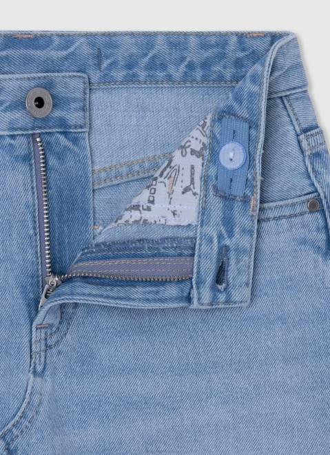 Pepe Jeans Cotton Denim Mini Skirt Girl Denim Z22X1378