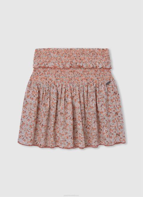 Pepe Jeans Floral Print Skirt Girl Multi Z22X1396