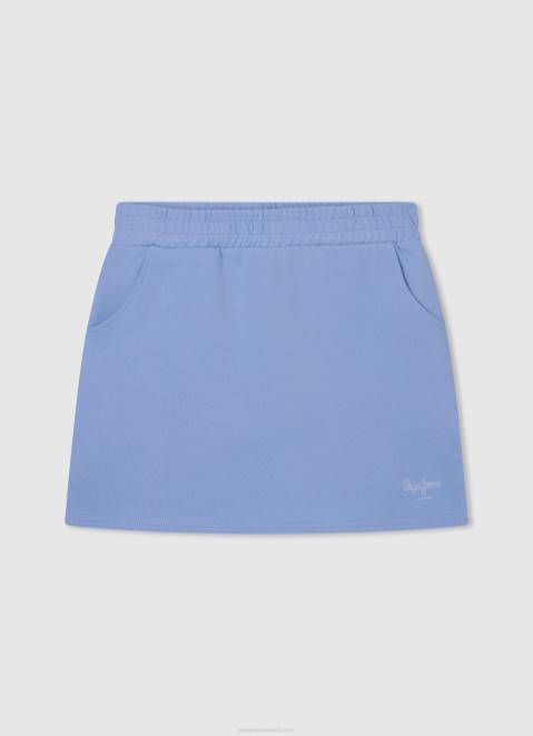 Pepe Jeans Stretchy Waist Mini Skirt Girl Bay Z22X1394