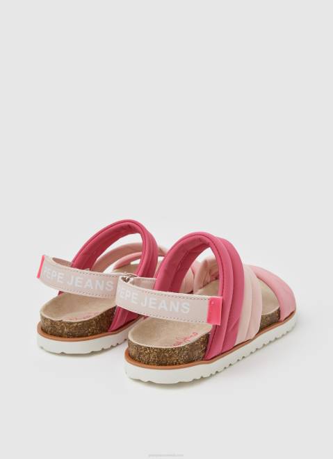 Pepe Jeans Berlin Cloud Anatomical Sandals Girl Factory Pink Z22X1343