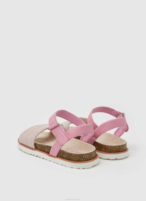 Pepe Jeans Berlin Park Anatomical Sandals Girl Factory Pink Z22X1341