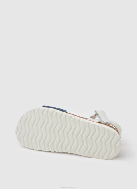 Pepe Jeans Berlin Park Anatomical Sandals Girl Union Blue Z22X1342