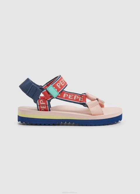 Pepe Jeans Pool Sally Trek Sandals Girl Pink Z22X1335
