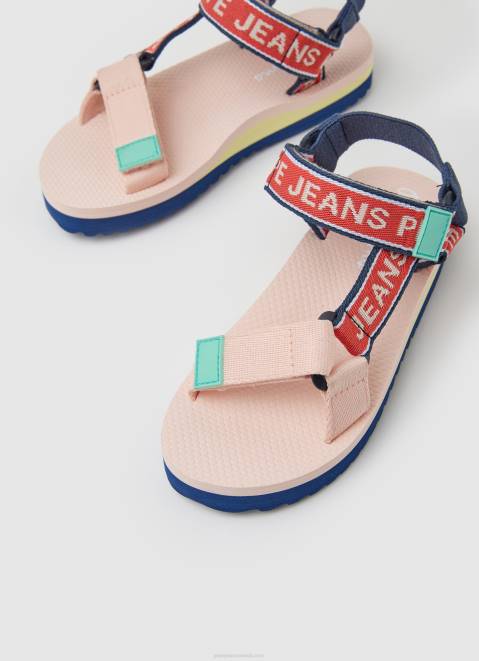 Pepe Jeans Pool Sally Trek Sandals Girl Pink Z22X1335