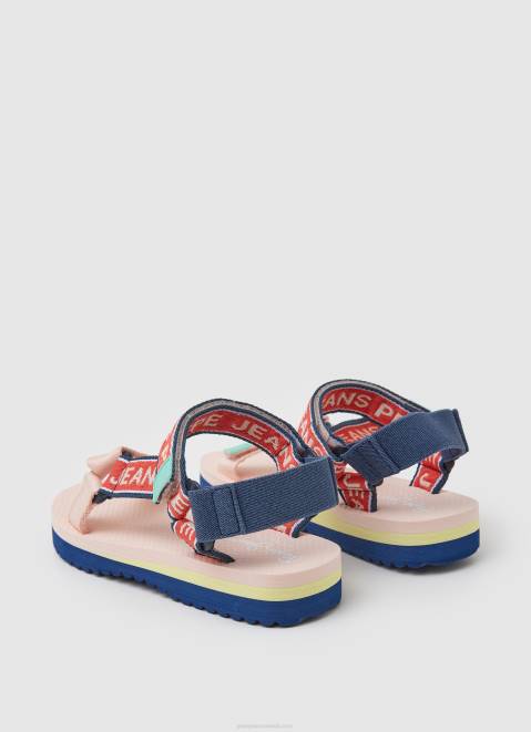 Pepe Jeans Pool Sally Trek Sandals Girl Pink Z22X1335