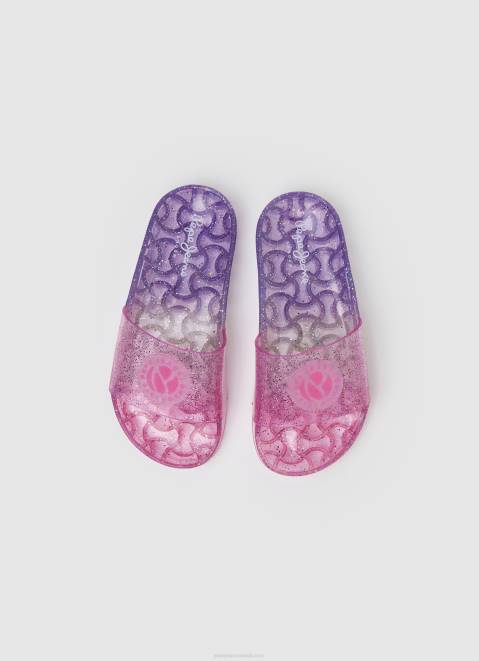 Pepe Jeans Wave Multi Beach Flip Flops Girl Light Fuchsia Z22X1348