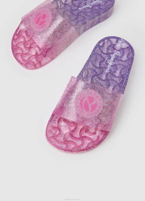 Pepe Jeans Wave Multi Beach Flip Flops Girl Light Fuchsia Z22X1348