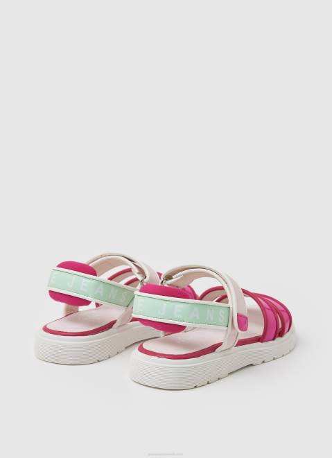 Pepe Jeans Wendy Sweet Platform Sandals Girl Light Fuchsia Z22X1340