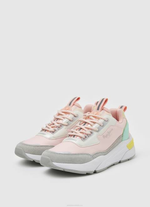 Pepe Jeans Arrow Sun Combined Sneakers Girl Light Pink Z22X1315
