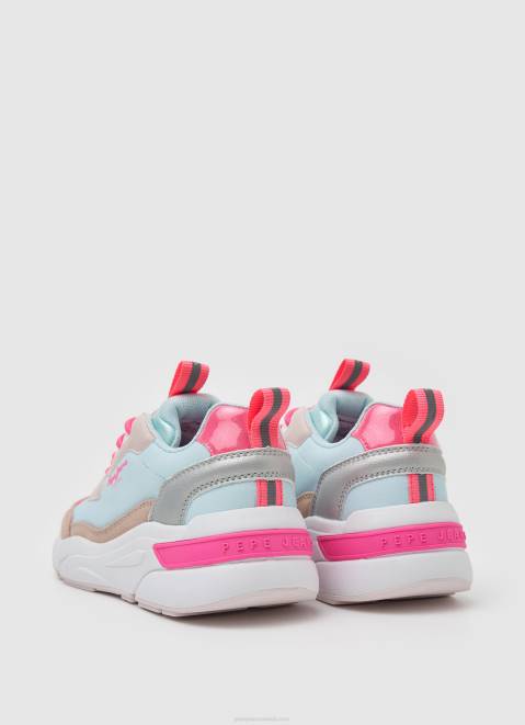 Pepe Jeans Arrow Sun Combined Sneakers Girl Pearl Blue Z22X1314
