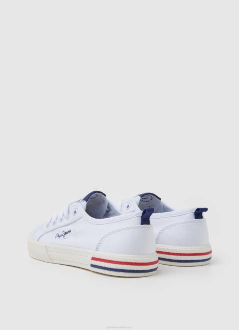 Pepe Jeans Basic Brady Sneakers Girl Off White Z22X1325