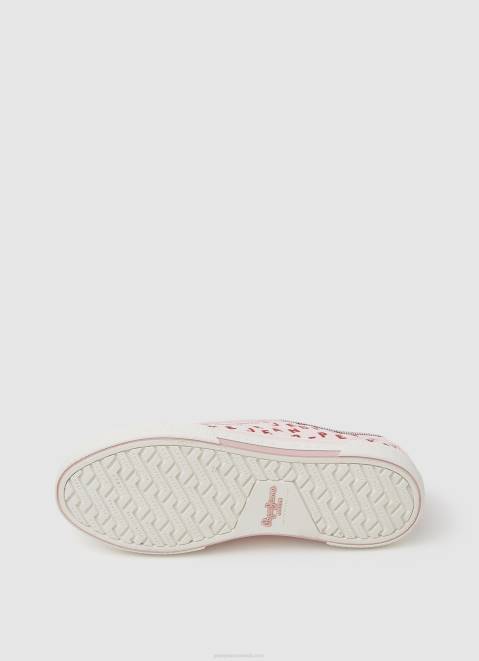 Pepe Jeans Brady Shine Basic Sneakers Girl Soft Pink Z22X1322