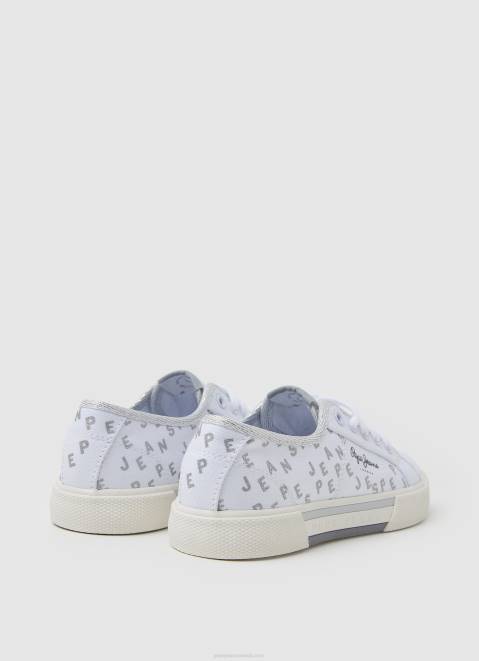 Pepe Jeans Brady Shine Basic Sneakers Girl White Z22X1323