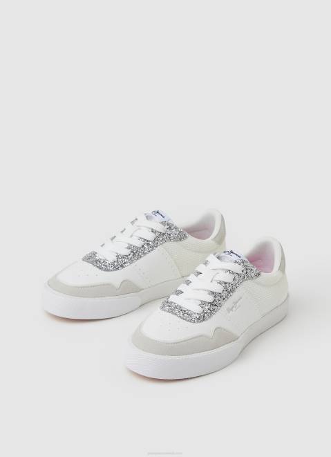 Pepe Jeans Kenton Hami Combined Sneakers Girl White Z22X1332