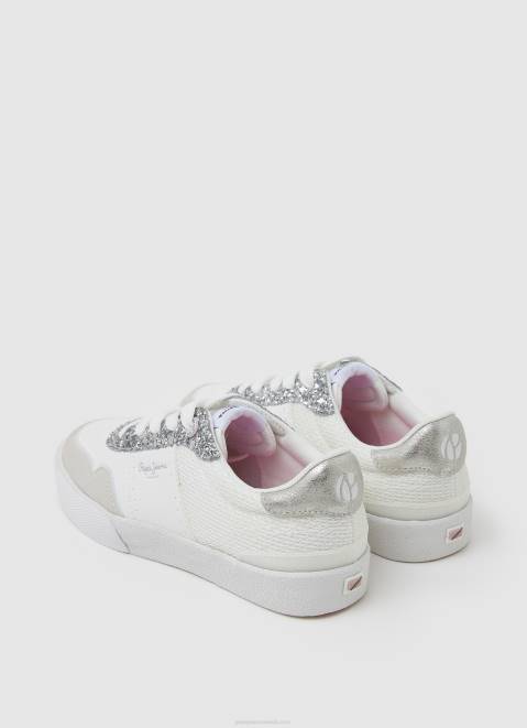 Pepe Jeans Kenton Hami Combined Sneakers Girl White Z22X1332