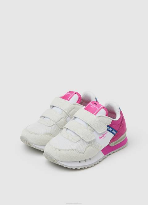 Pepe Jeans London Basic Combined Sneakers Girl White Z22X1327