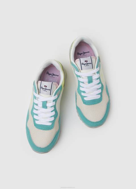 Pepe Jeans London Basic Running Sneakers Girl Acqua Z22X1319