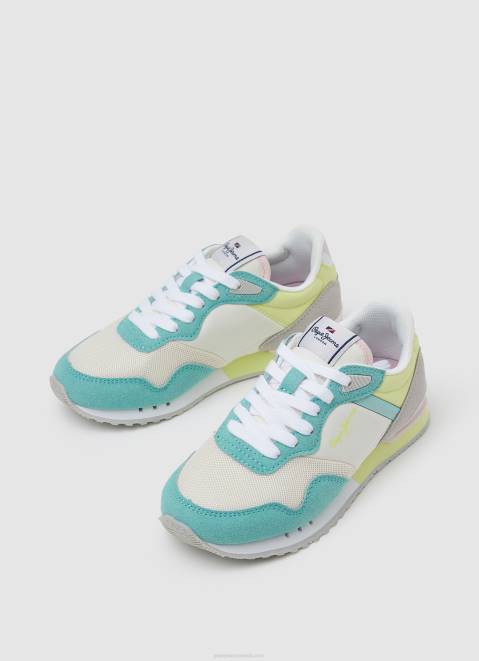 Pepe Jeans London Basic Running Sneakers Girl Acqua Z22X1319