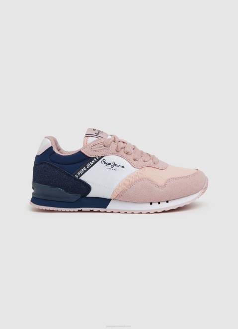 Pepe Jeans London Basic Running Sneakers Girl Soft Pink Z22X1318