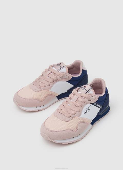 Pepe Jeans London Basic Running Sneakers Girl Soft Pink Z22X1318