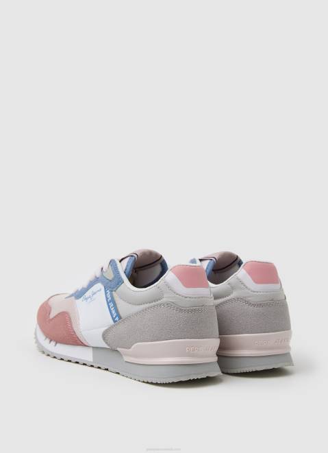 Pepe Jeans London Basic Running Sneakers Girl Washed Rose Z22X1312