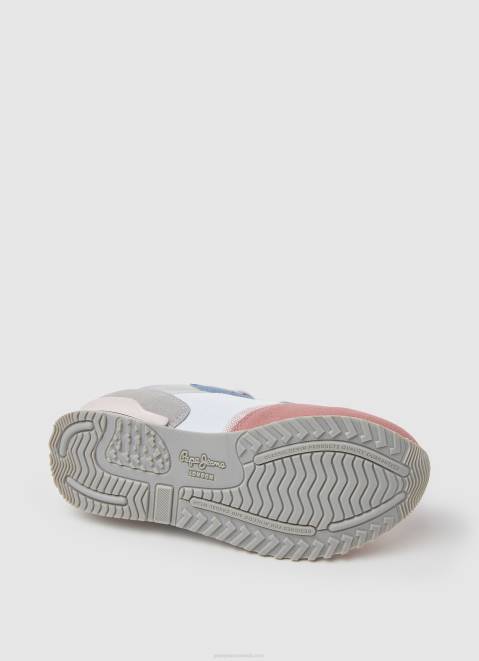 Pepe Jeans London Basic Running Sneakers Girl Washed Rose Z22X1312