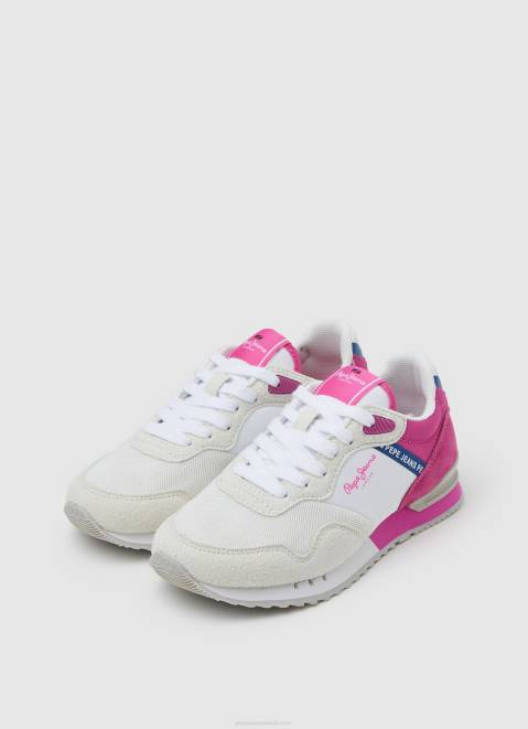 Pepe Jeans London Basic Running Sneakers Girl White Z22X1326