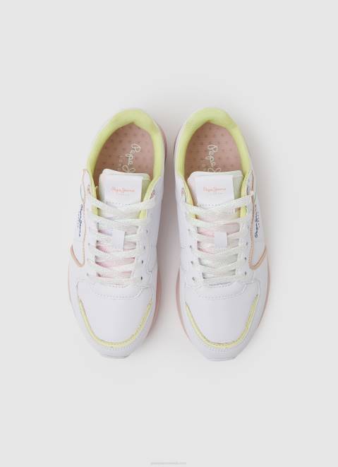 Pepe Jeans York Candy Running Sneakers Girl White Z22X1311