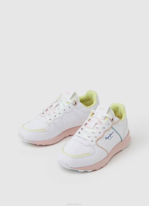 Pepe Jeans York Candy Running Sneakers Girl White Z22X1311