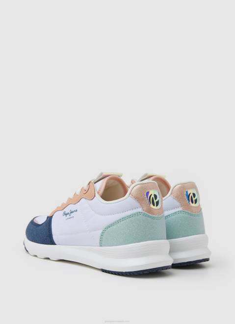 Pepe Jeans York Mix Combined Sneakers Girl Navy Z22X1310