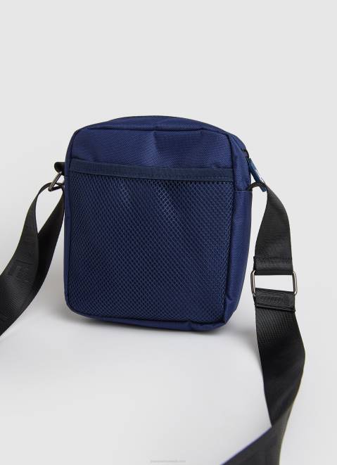 Pepe Jeans Embossed Logo Fabric Crossbody Bag Men Jarman Z22X1291