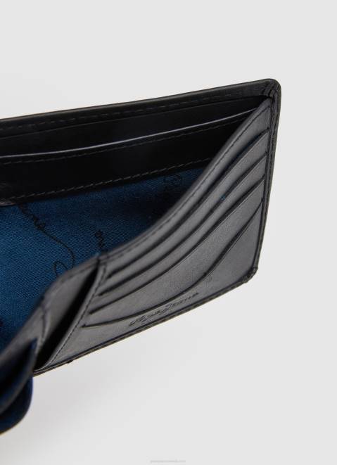 Pepe Jeans Engraved Logo Leather Wallet Men Black Z22X1298