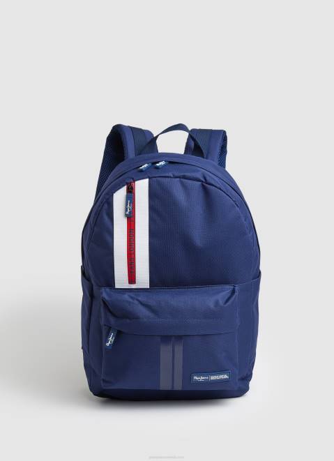 Pepe Jeans Fabric Backpack With Line Details Men Jarman Z22X1293