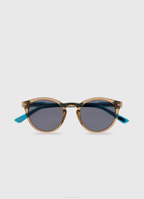 Pepe Jeans Round Sunglasses Men Ochre Yellow Z22X1304