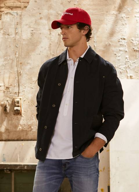 Pepe Jeans Canvas Utility Jacket Men Dulwich Z22X842