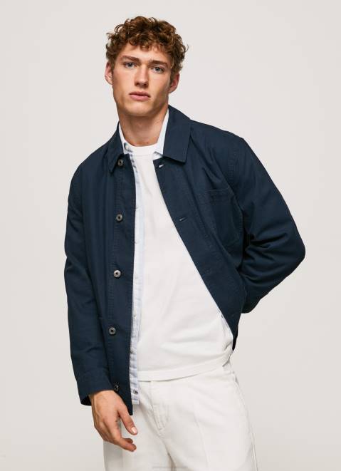 Pepe Jeans Canvas Utility Jacket Men Dulwich Z22X842