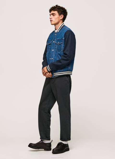 Pepe Jeans Combined Fabric Jacket Men Denim Z22X846