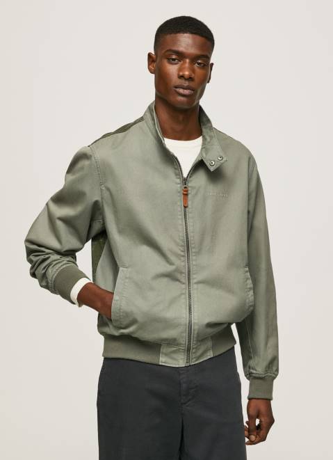 Pepe Jeans Cotton Harrington Jacket Men Casting Z22X829