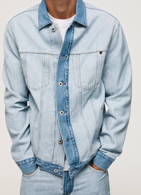 Pepe Jeans Inside-Out Denim Jacket Men Denim Z22X848