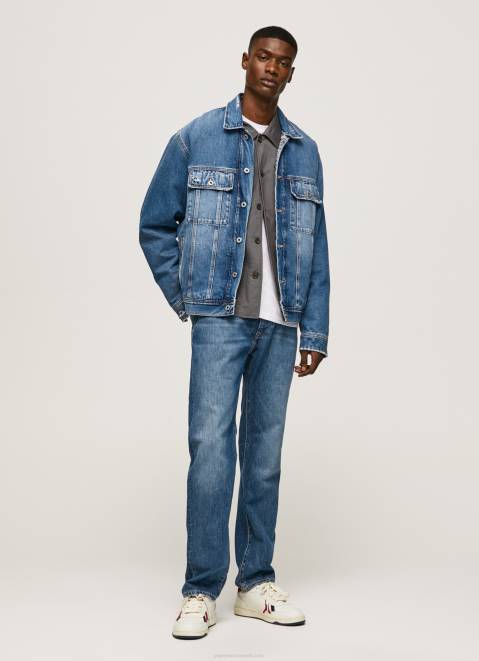 Pepe Jeans Oversized Denim Jacket Men Denim Z22X818