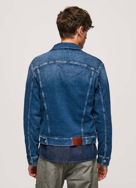 Pepe Jeans Pinner Regular Fit Denim Jacket Men Denim Z22X831