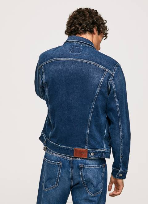 Pepe Jeans Regular Fit Denim Jacket Men Denim Z22X823