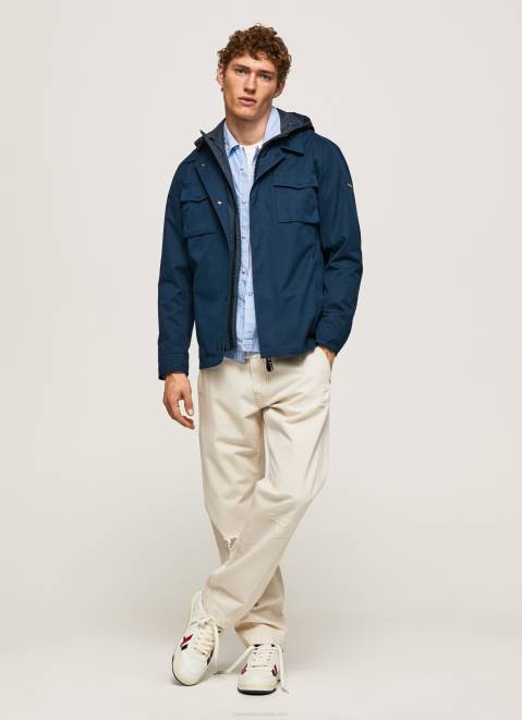 Pepe Jeans Short Parka With Detachable Bib Men Dulwich Z22X832