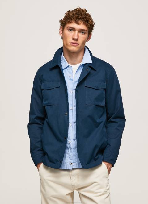 Pepe Jeans Short Parka With Detachable Bib Men Dulwich Z22X832