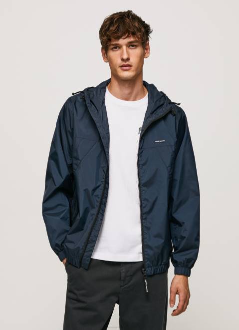 Pepe Jeans Windbreaker Jacket With Hood Men Dulwich Z22X828